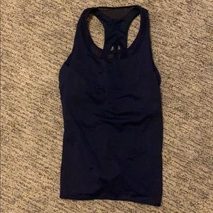 Lululemon navy top with built in sports bra. Worn1
